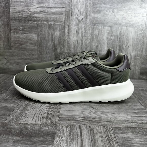 Adidas Lite Racer Men\'s size 12 Olive Green Running Shoes IG3605 main image 8